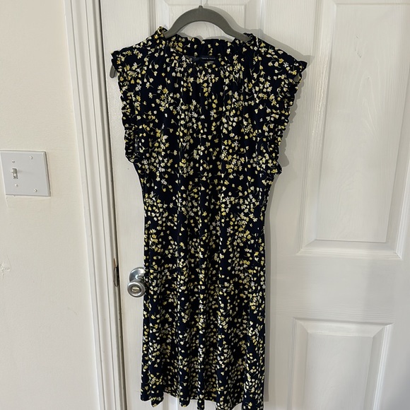 Tommy Hilfiger Navy Blue floral dress - Picture 2 of 2